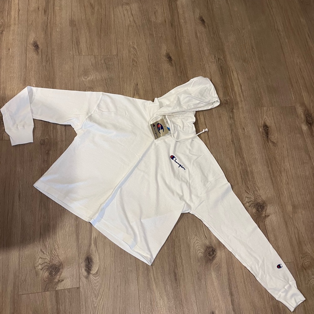 CHAMPION - Thin hoodie cropped xs - BNWT